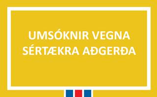 Umsóknir vegna sértækra aðgerða